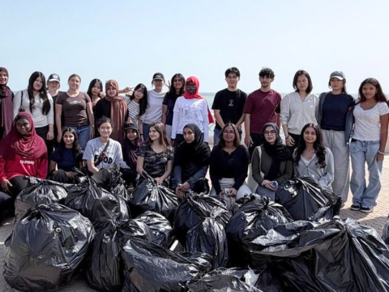 135 Kilograms of Land and Marine Waste Removed from Half Moon Beaches in the Eastern Province